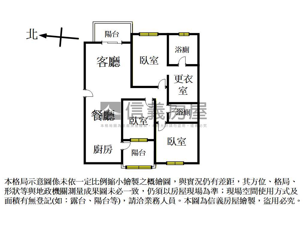 深耕一路發發發三房車位房屋室內格局與周邊環境