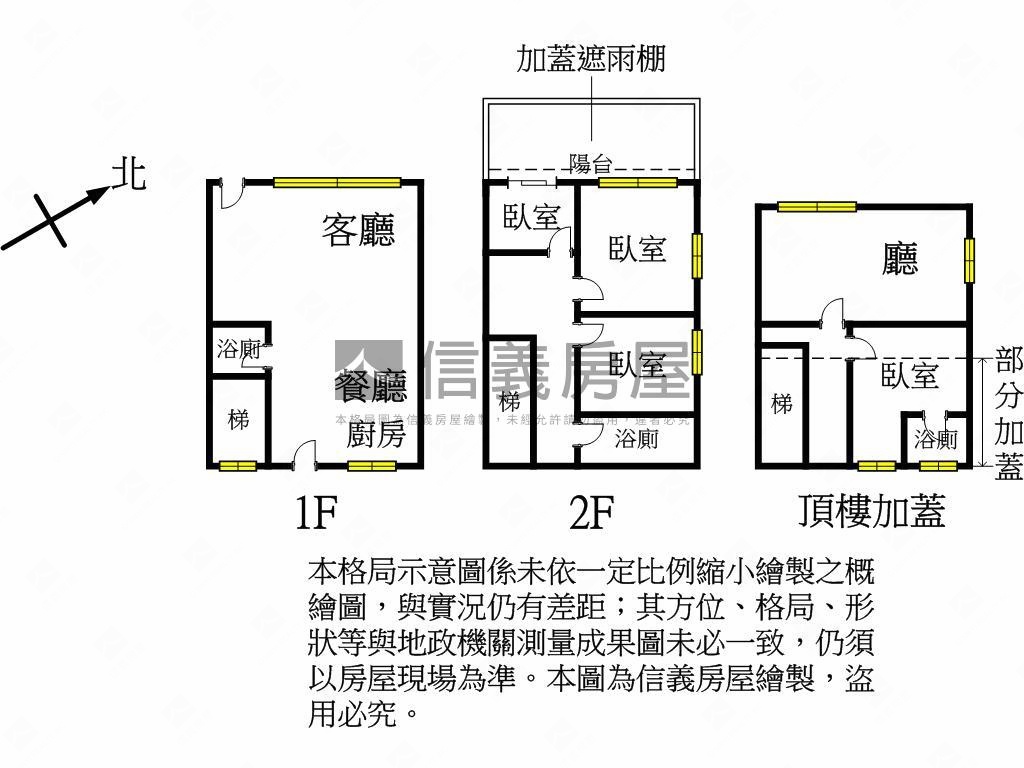 近龍岡圓環清幽透天房屋室內格局與周邊環境