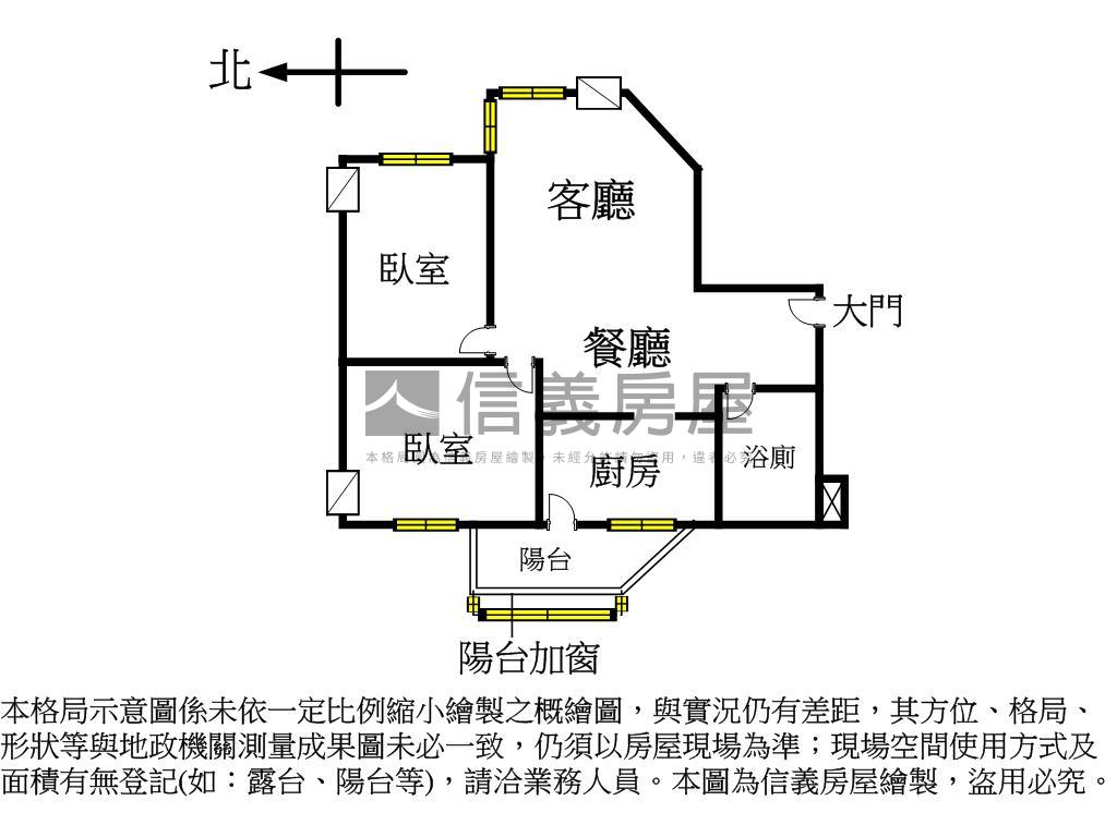 敦南大地成家電梯兩房房屋室內格局與周邊環境
