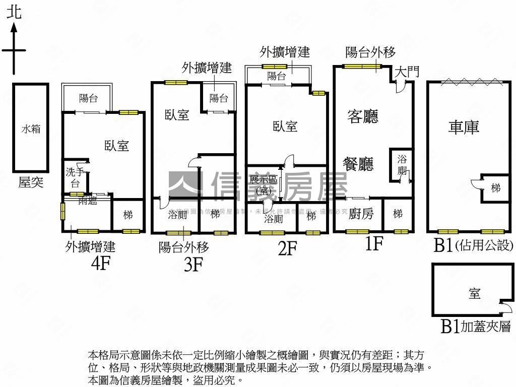 向日葵捷運花園美透天房屋室內格局與周邊環境