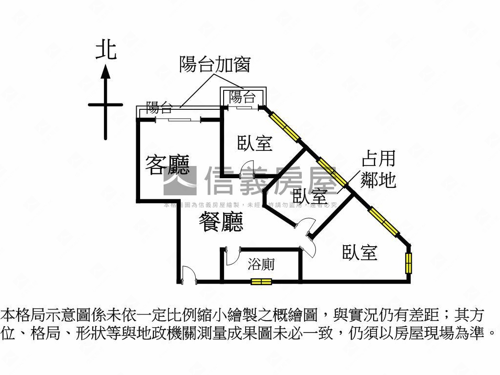 首購近園道愜意電梯三房房屋室內格局與周邊環境