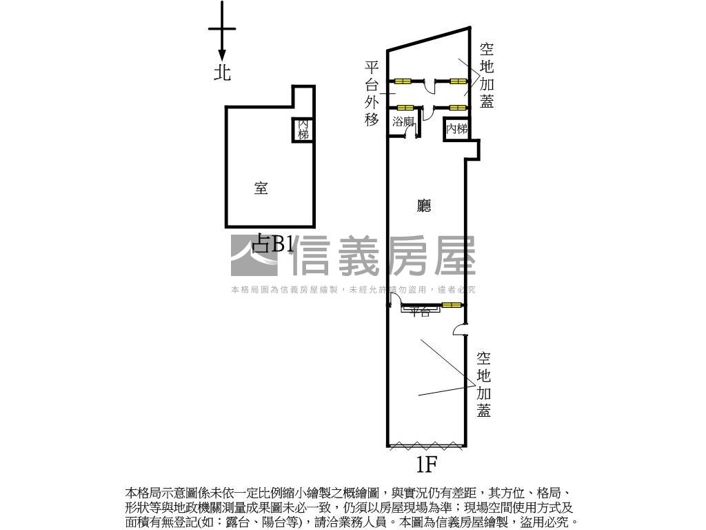 ♚極品元寶一樓美辦♚房屋室內格局與周邊環境