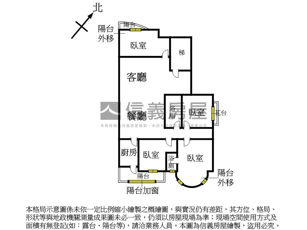 台北新都四房寬敞美宅房屋室內格局與周邊環境