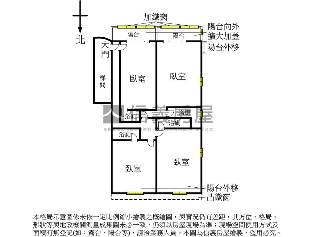 站前金滿屋二樓房屋室內格局與周邊環境