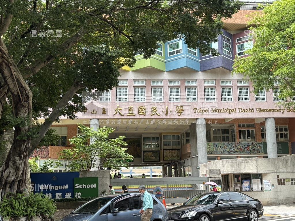 大直御花園平面車位房屋室內格局與周邊環境