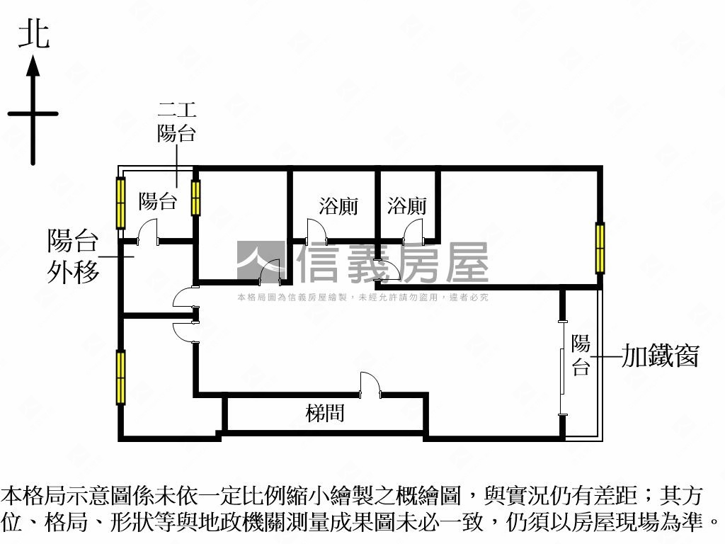 仁政街華廈６樓大空間房屋室內格局與周邊環境