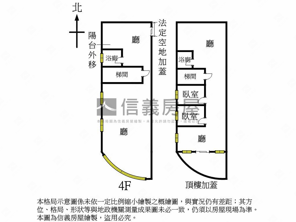中誠街邊間４＋５房屋室內格局與周邊環境