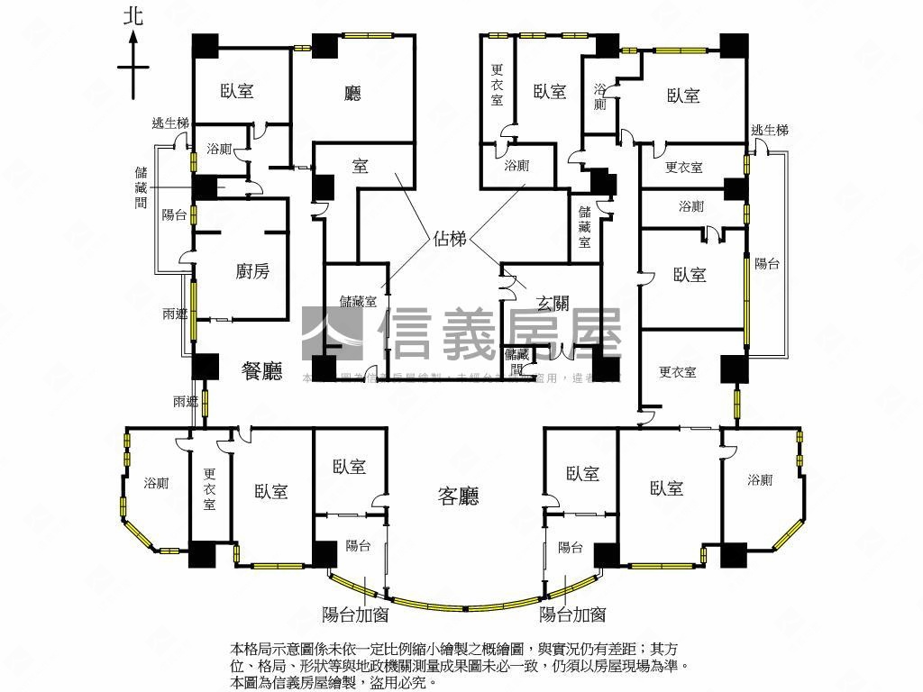 帝寶之王－層峰豪景大戶房屋室內格局與周邊環境