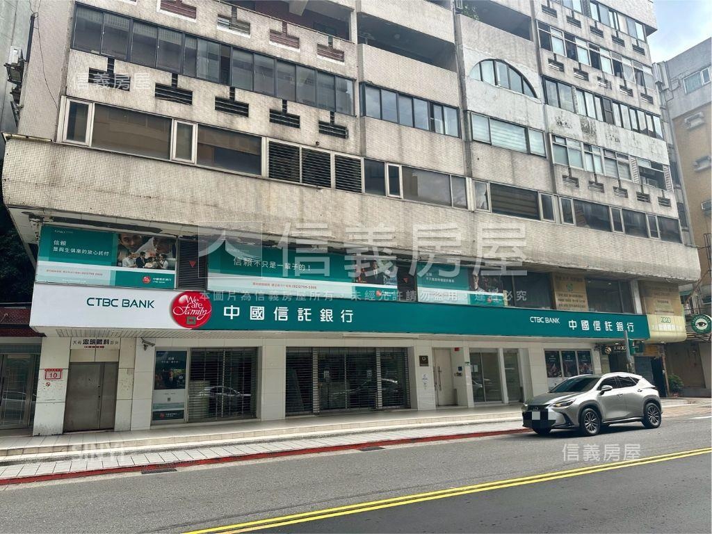 天母西路正三角窗黃金店面房屋室內格局與周邊環境
