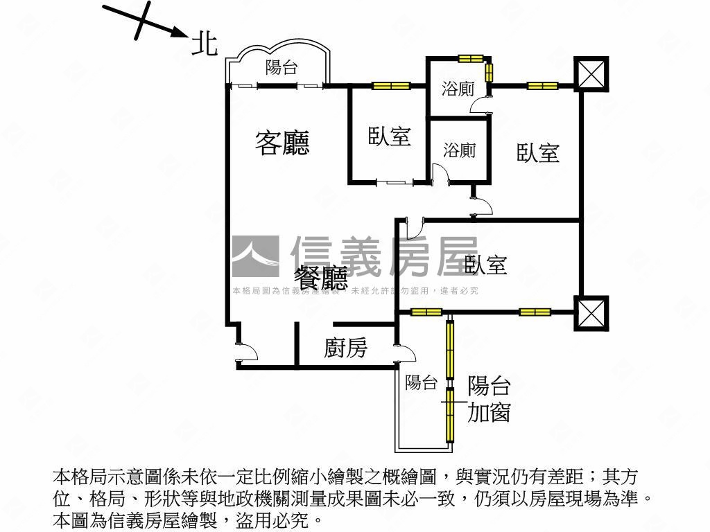 『台北雪梨』三房稀有釋出房屋室內格局與周邊環境