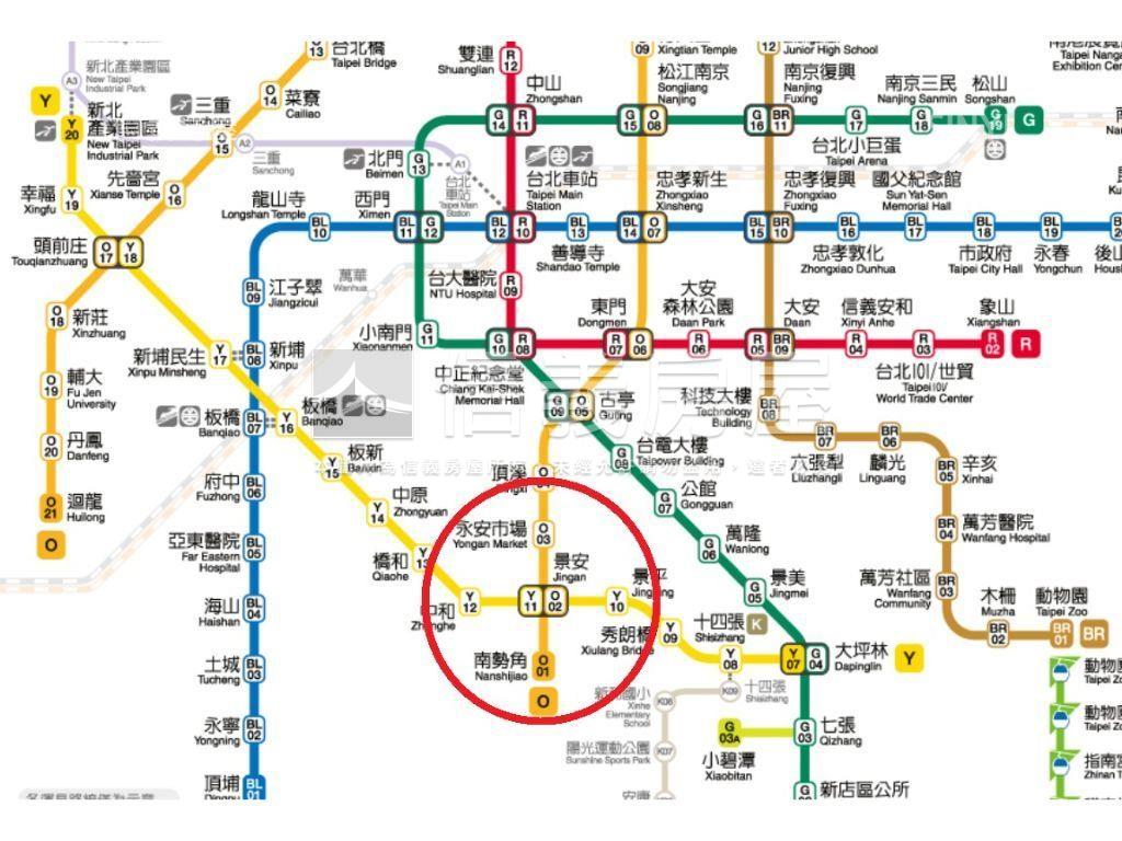 近捷運大空間２樓房屋室內格局與周邊環境