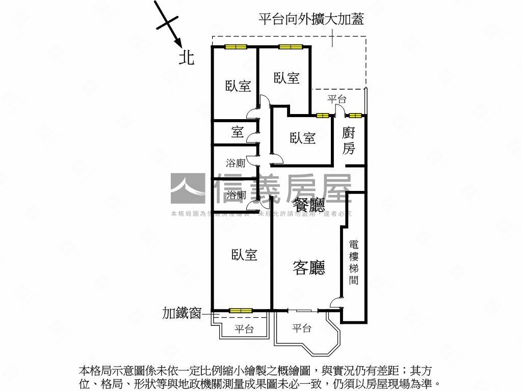 信義區庭院管理大壹樓房屋室內格局與周邊環境