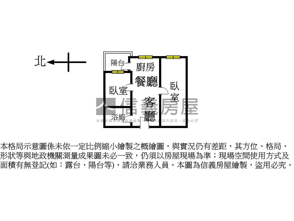 鑄玥採光兩房車位房屋室內格局與周邊環境