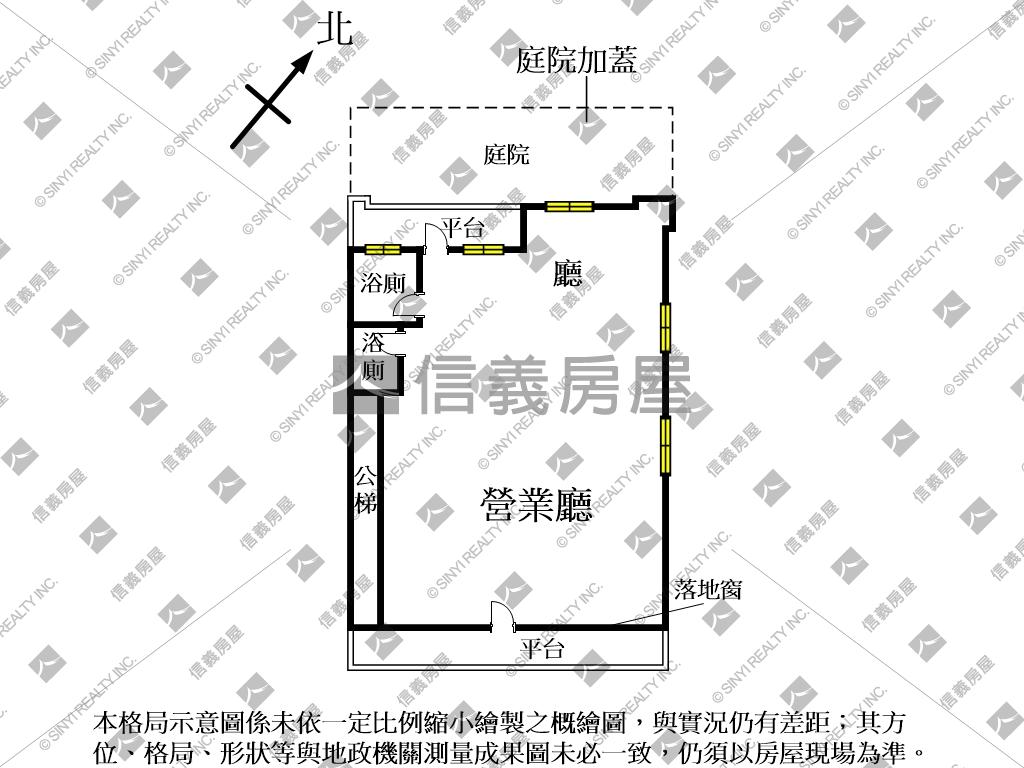 宏盛捷運邊間一樓房屋室內格局與周邊環境