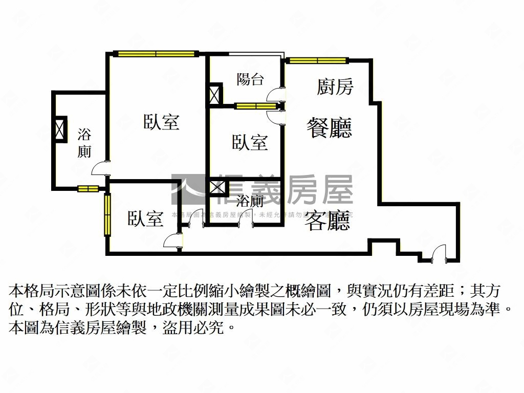 潤隆鉑悅三房平車房屋室內格局與周邊環境