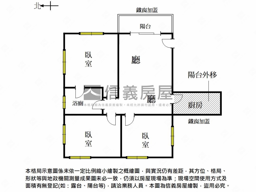 南區｜四面採光成家美三房房屋室內格局與周邊環境