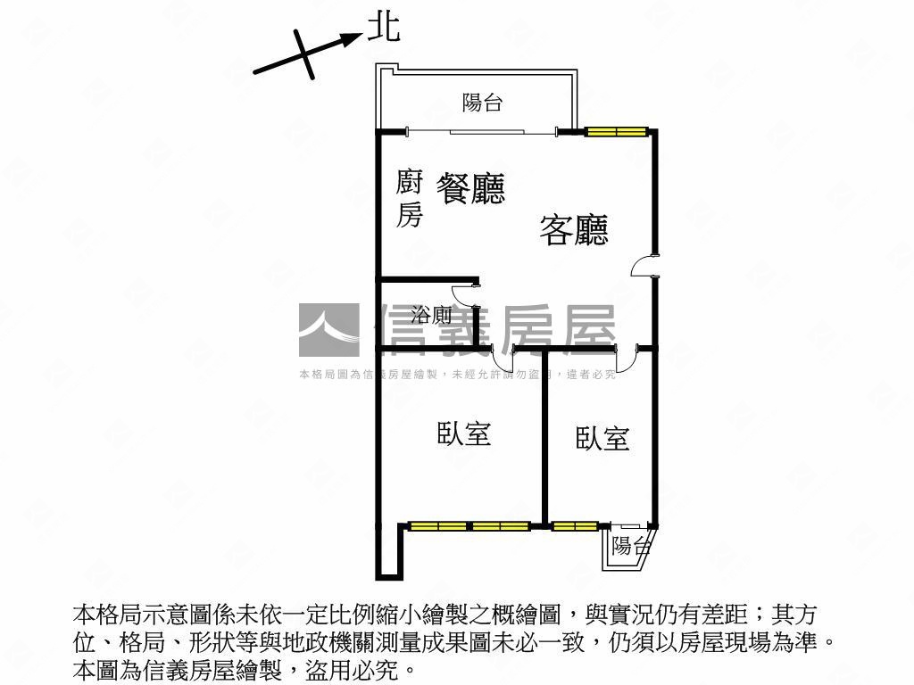 ★新接★東騰信義。兩房房屋室內格局與周邊環境
