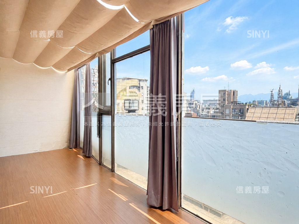古亭大安晶華頂樓露臺戶房屋室內格局與周邊環境