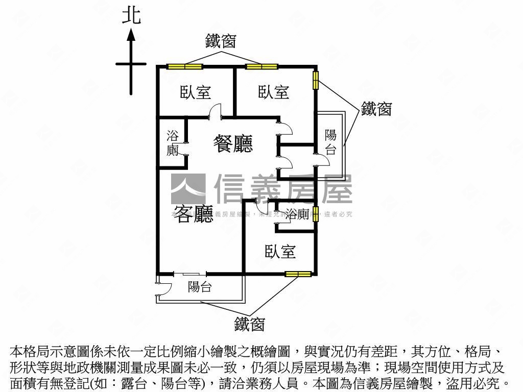 裕毛屋三房附車位房屋室內格局與周邊環境