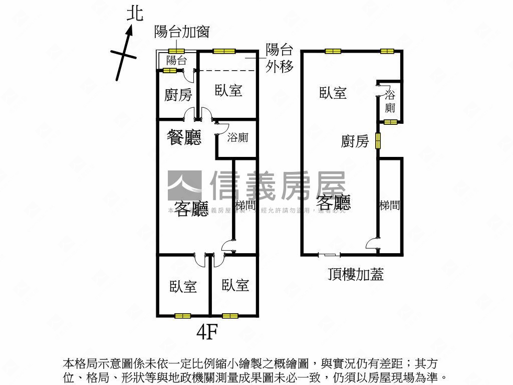 信義廣慈頂加美寓房屋室內格局與周邊環境