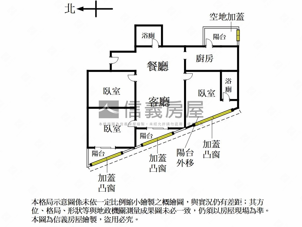 名流天下漂亮名邸三房房屋室內格局與周邊環境