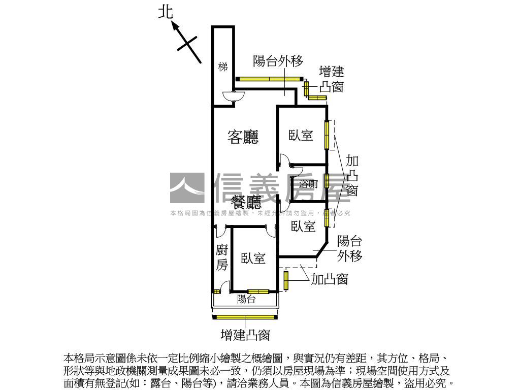 木柵未來捷運邊間舒適３房房屋室內格局與周邊環境