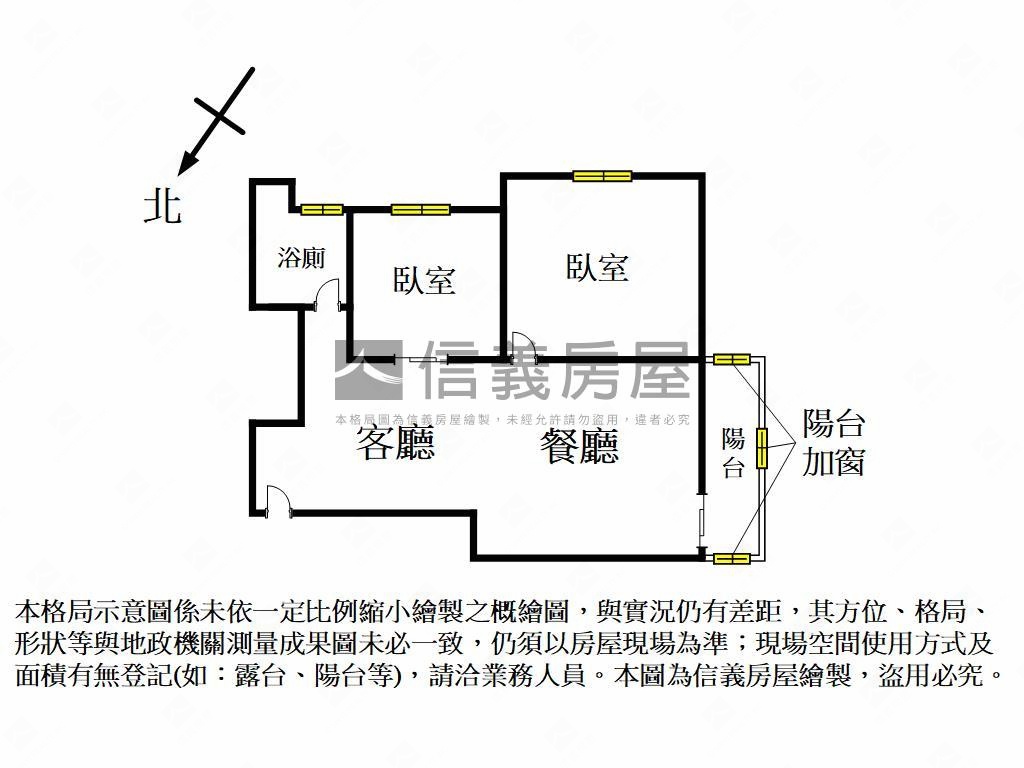中山醫溫馨美兩房房屋室內格局與周邊環境