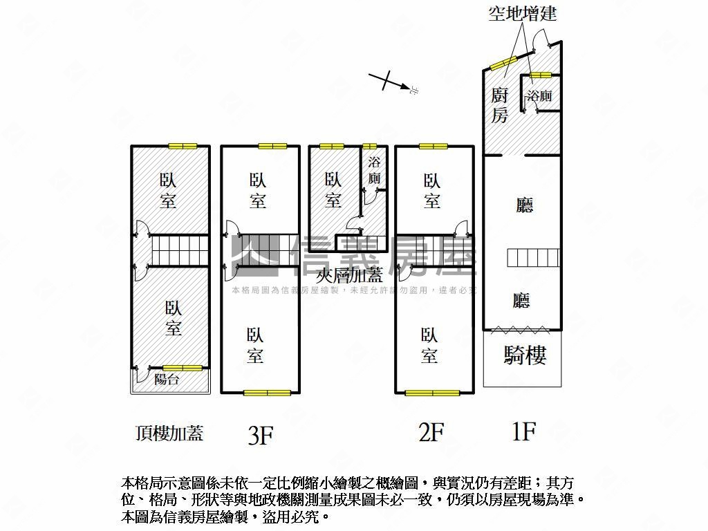 福德正街方正透店房屋室內格局與周邊環境