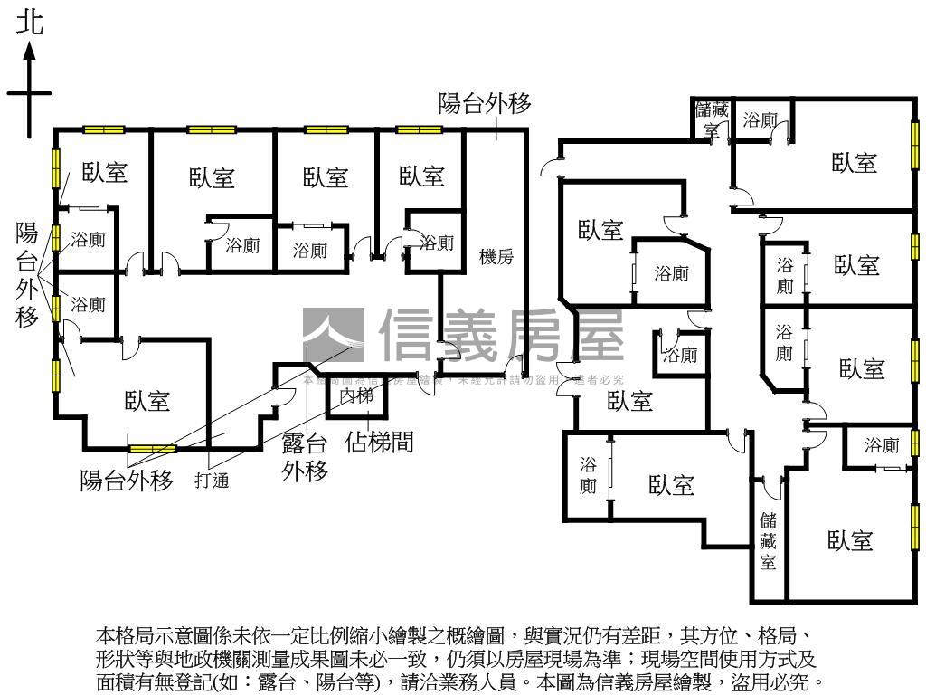 大中和★捷運站黃金旅館房屋室內格局與周邊環境
