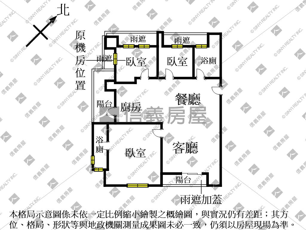 大哲悅三房車位房屋室內格局與周邊環境