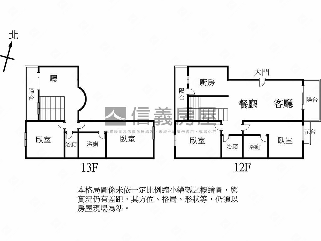 大里二期旁高樓四房附車位房屋室內格局與周邊環境