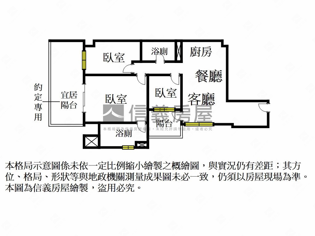 紀汎希三房雙平車房屋室內格局與周邊環境