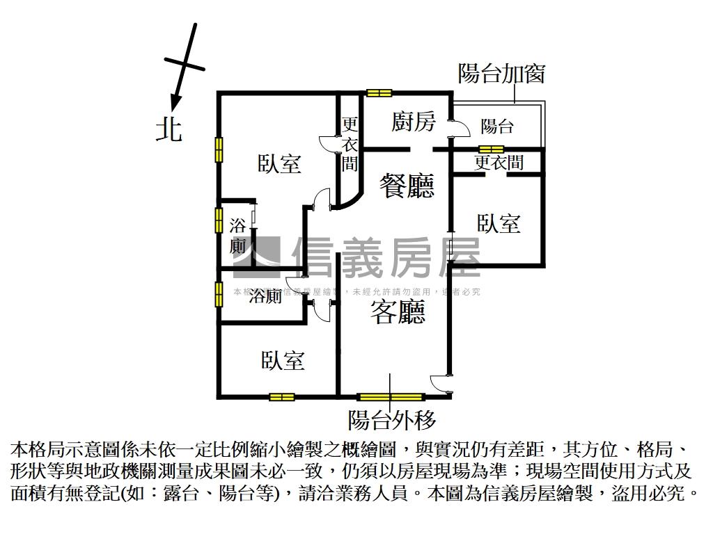 主推森活３面採光３房車位房屋室內格局與周邊環境
