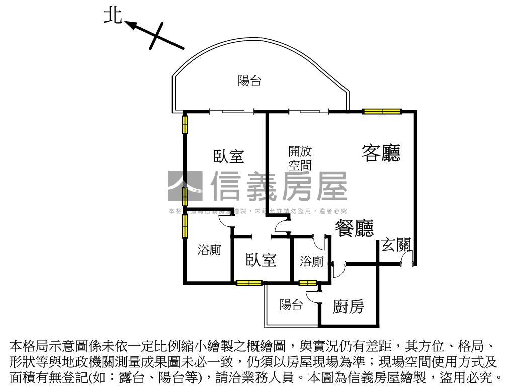 全民萬歲捷運高樓兩房平車房屋室內格局與周邊環境
