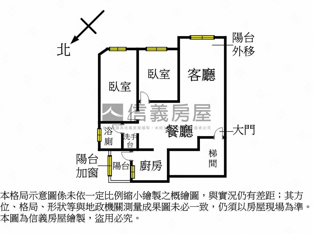 北歐風仁愛特區兩房房屋室內格局與周邊環境