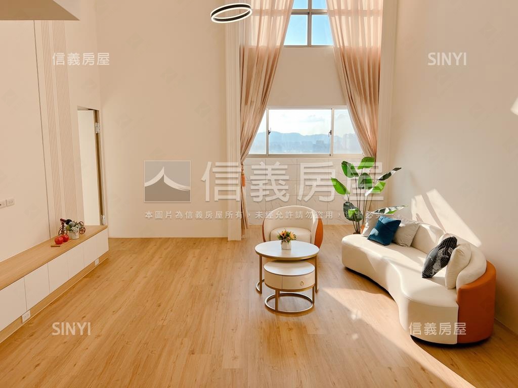 心中市高樓景觀三房房屋室內格局與周邊環境