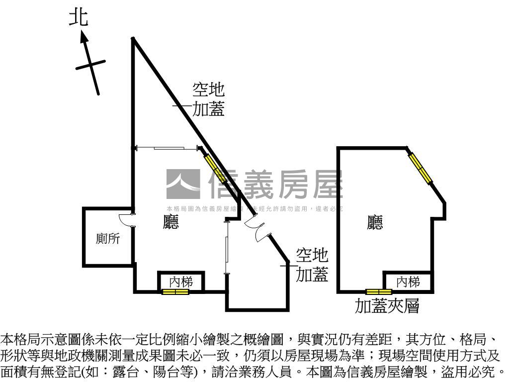 專任華廈挑高一樓附雙車位房屋室內格局與周邊環境