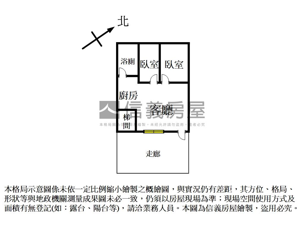 環河南公寓２房２樓房屋室內格局與周邊環境