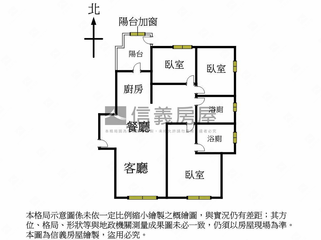 惠宇敦悅‧俯瞰花園三房房屋室內格局與周邊環境