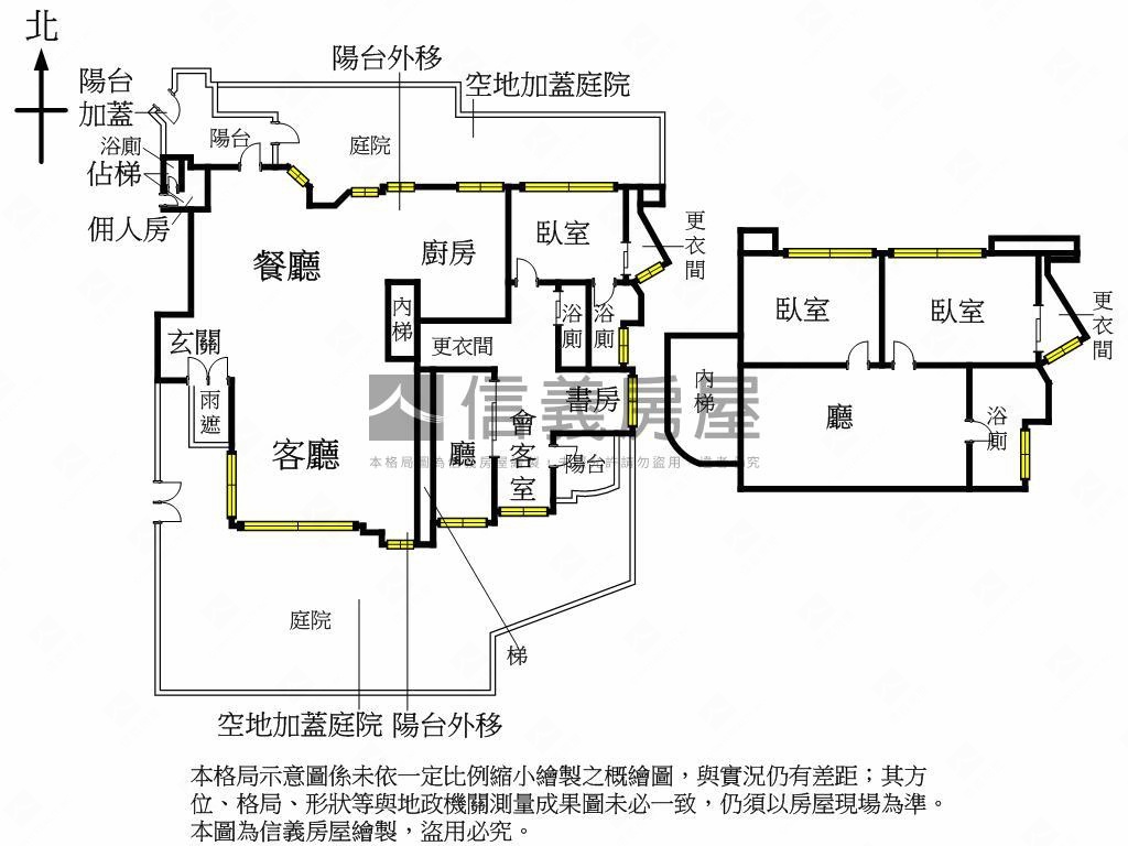 大直●帝景水花園庭院名邸房屋室內格局與周邊環境