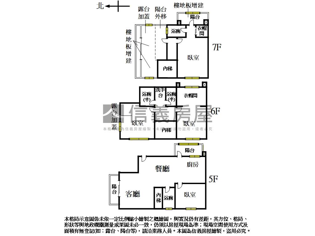 香草天空三代同堂樓中樓房屋室內格局與周邊環境