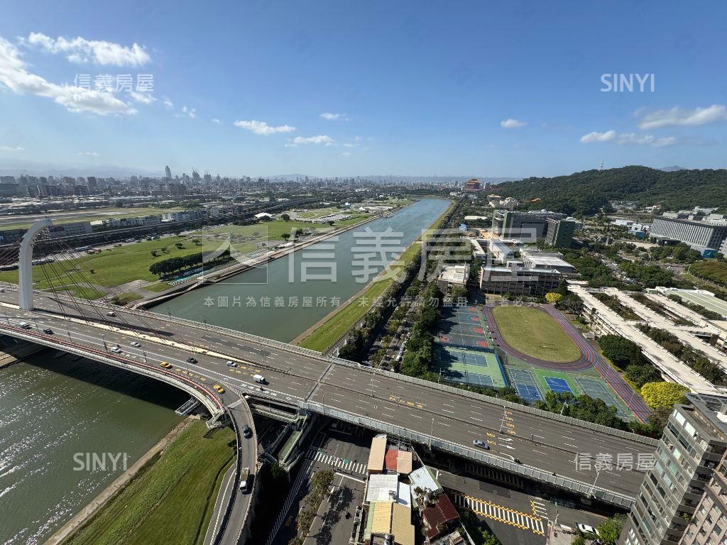 大直水岸第一排２４樓房屋室內格局與周邊環境