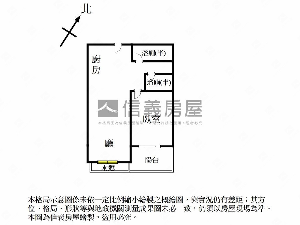 冠德高樓一房一廳房屋室內格局與周邊環境