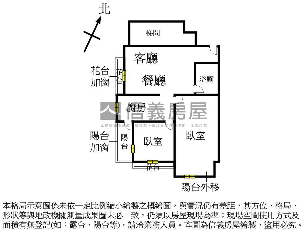 大視界．１４期視野戶兩房房屋室內格局與周邊環境