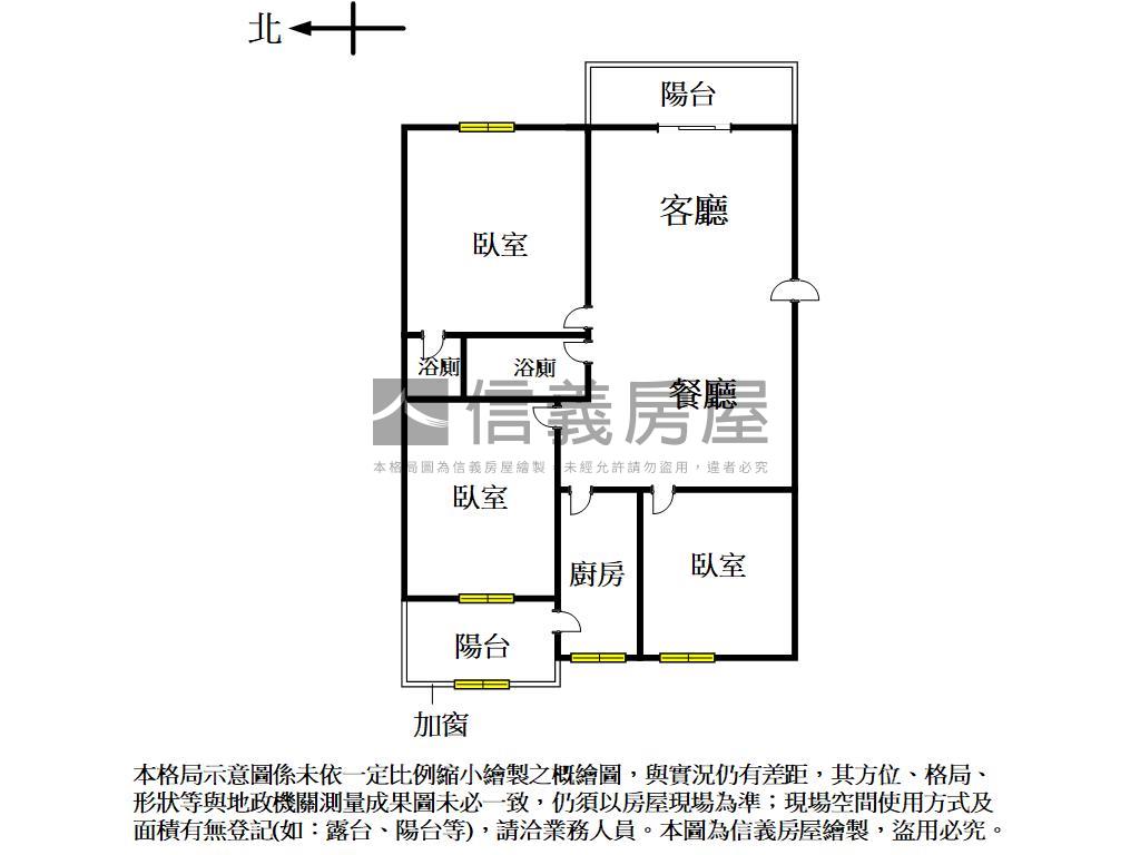 綠園道幸福三房房屋室內格局與周邊環境