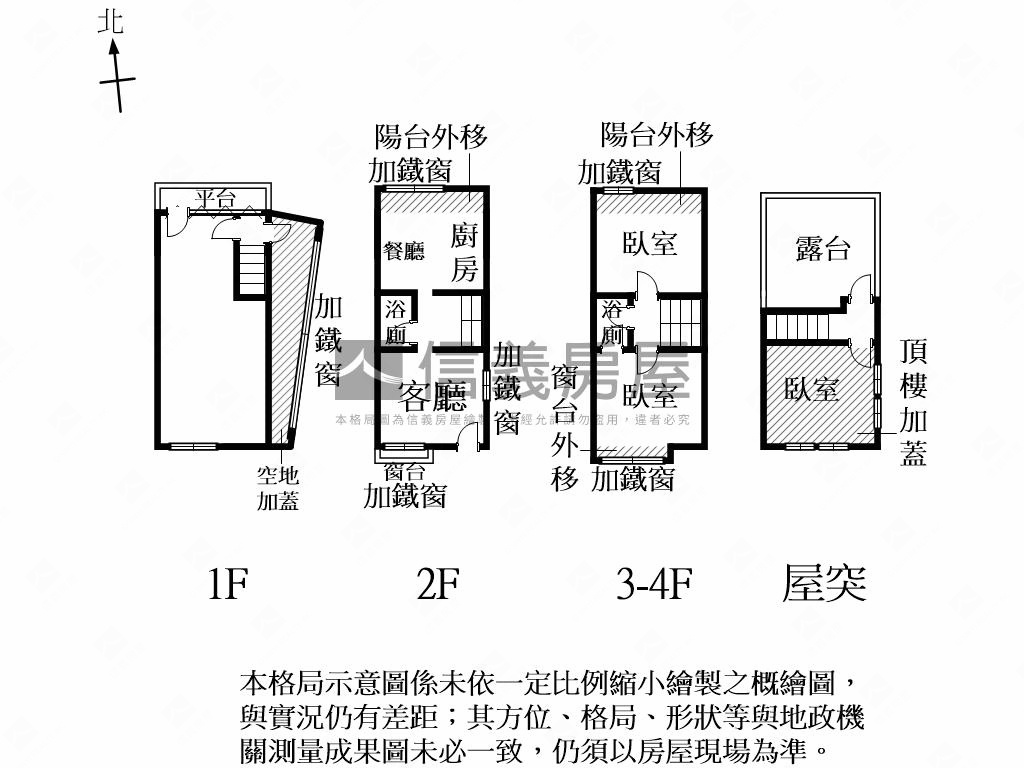 國華街邊間美透天房屋室內格局與周邊環境
