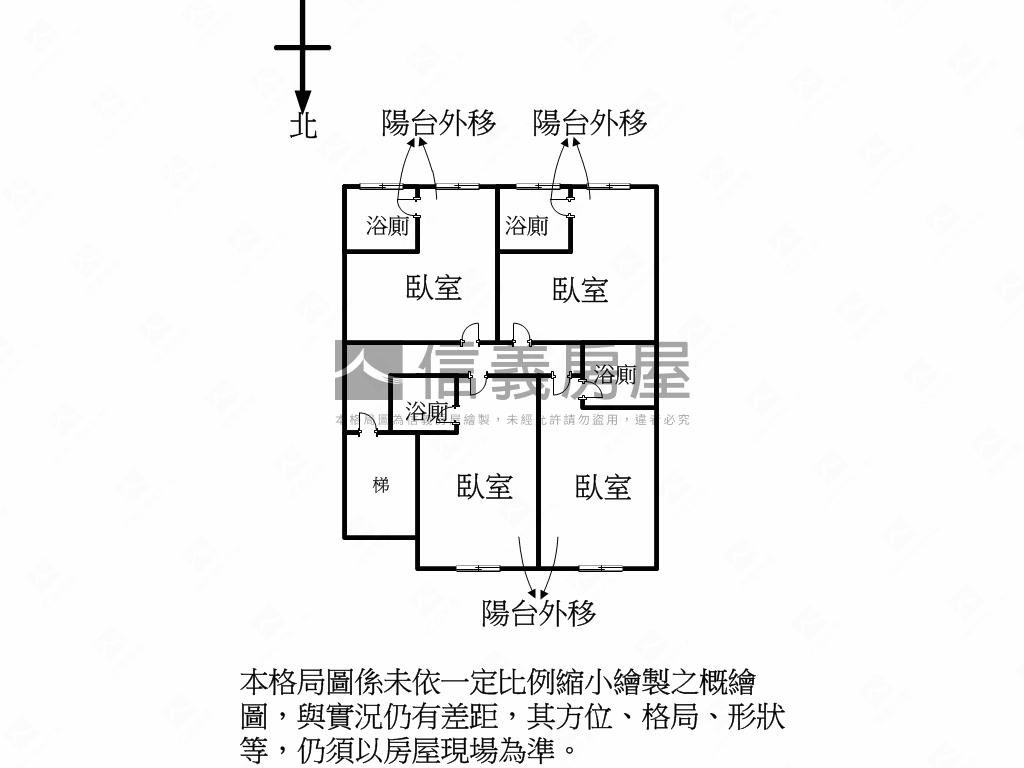 ３０巷收租公寓３樓房屋室內格局與周邊環境