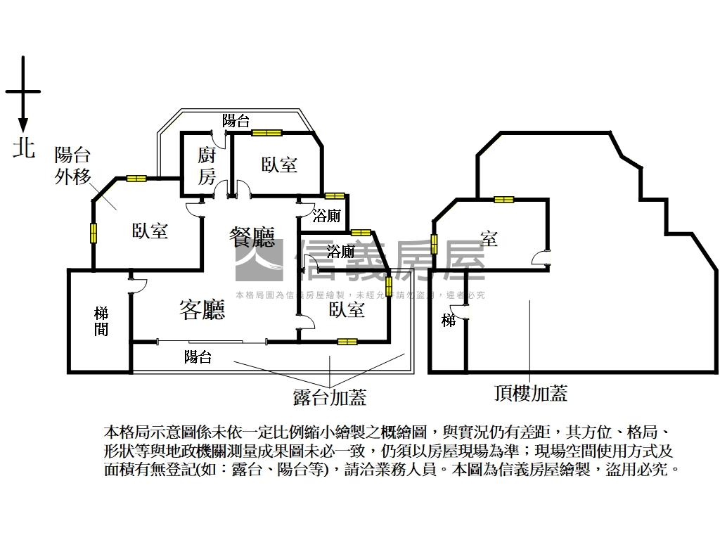 大安區２２坪土地持分獨棟房屋室內格局與周邊環境
