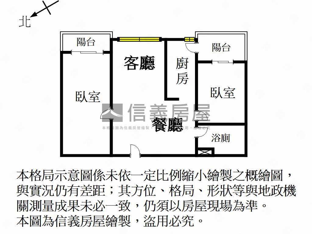 協和閱高樓裝潢２房房屋室內格局與周邊環境