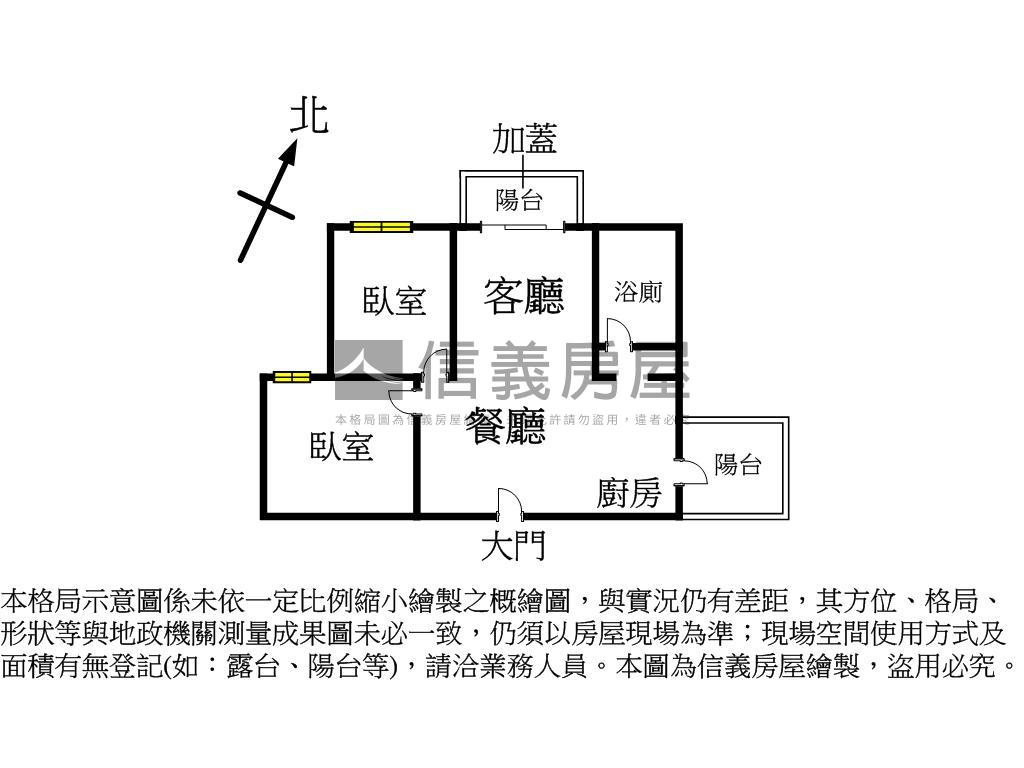 專！鑫生活２房高樓平車房屋室內格局與周邊環境